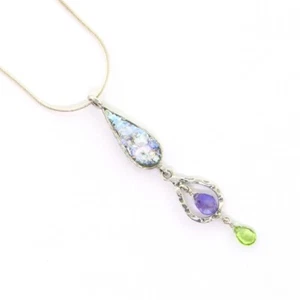 Angie Olami Halskette - Träne, Amethyst & Peridot - Bild 1 von 1