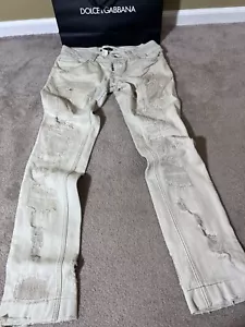 DOLCE GABBANA Distressed Jeans MSRP $1900 - Picture 1 of 5