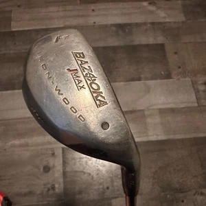 Tour Edge Bazooka Jmax 4 Hybrid 24* Iron Wood Degree Steel Stiff Flex Golf Club - Picture 1 of 9