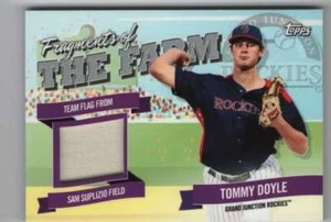 2018 Topps Pro Debut Fragments of the Farm Relic #FOTF-GR Tommy Doyle - Picture 1 of 1
