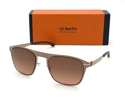 Gafas de sol IC BERLIN Herzberge Grid cobre brillante/turrón rojo rocas 54 mm Foto 1 de 4