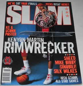 Revista Slam junio 2004 Kenyon Martin Rimwrecker Mike Bibby Sheed Ginóbili - Imagen 1 de 12