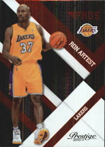 2010-11 Prestige Prestigious Pros Orange Basketball Card #59 Ron Artest/299