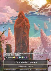 FOW MEMORIA DEL SOVRANO RULER'S MEMORIA FOIL PROMO ITA MASTERS-ITALY2016 - Imagen 1 de 1