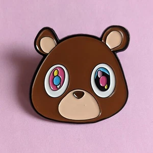 Enamel Pin - Dropout Bear Face - Picture 1 of 4