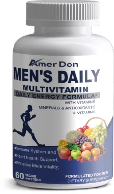 Multivitamínico MultiMineral para Hombres, Suplemento Vitamínico Diario para Hombres: No OGM Foto 1 de 4