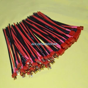 30 pares T ENCHUF macho y hembra LiPo conector de batería con 150 mm UL1007 14AWG cable - Imagen 1 de 7