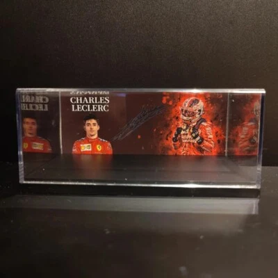 F1 Charles Leclerc Diecast Car Model 1:43 1:64 Display Case , Base & Background - Image 1 of 2