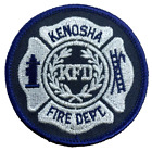 US Kenosha Wisconsin Fire Department Blue Edge Patch