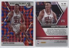 2019-20 Panini Mosaic Hall of Fame Reactive Blue Prizm Scottie Pippen #292 HOF