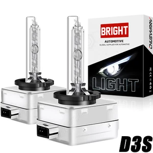 2 6000K D3S D3R DS3 HID Xenon Headlight Replacement Bulbs Super bright - Picture 1 of 9