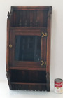 Ancien env. Mur suspendu esthétique / armoire à pharmacie victorienne Eastlake années 1880