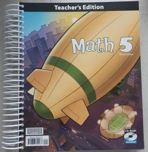 BJU Press Math 5 Third Edition Teacher's Edition with CD Christian Homeschool - Bild 1 von 1