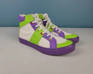 Toy Story 4 BUZZ LIGHTYEAR Disney Pixar High Top Non-Leather Mens Size 7 Shoes - Picture 1 of 13