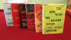 The Girl with the Dragon Tattoo Series ~ 6 Books by Stieg Larsson/D. Lagercrantz - Picture 1 of 17