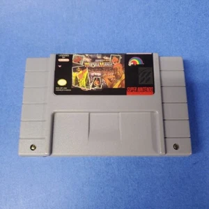 WWF Super WrestleMania (SNES, Super Nintendo 1992) Juego Auténtico ¡COMO NUEVO! - Imagen 1 de 4