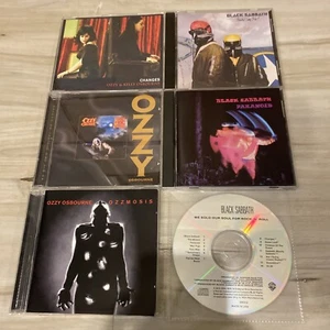 Black Sabbath & Ozzy Osbourne 6 CD LOT Never Say Die Changes Import Bark At Moon - Picture 1 of 13