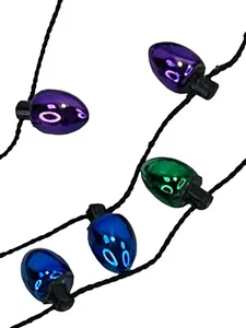 Collar de bombilla de Navidad para mujer 21 in de largo - Imagen 1 de 11