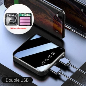 Zum Selbermachen 3x 18650 Akku Ladegerät Power Bank Hülle LCD Display mit 2 USB Ausgang - Bild 1 von 21