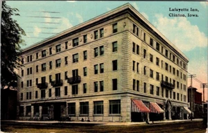 Postal Lafayette Inn Clinton Iowa IA - Imagen 1 de 2
