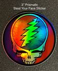 Grateful Dead - 3” Prismatic Steal Your Face Sticker - Free Ship