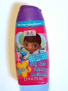 1-Doc McStuffins  3-in-1 Body Wash All Better Berry Tear-Free 2.5 Oz Each - Picture 1 of 2