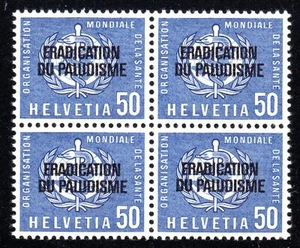 1962 Switzerland SC# 5035 - For the World Health Organization -Block of 4 - M-NH - Picture 1 of 1