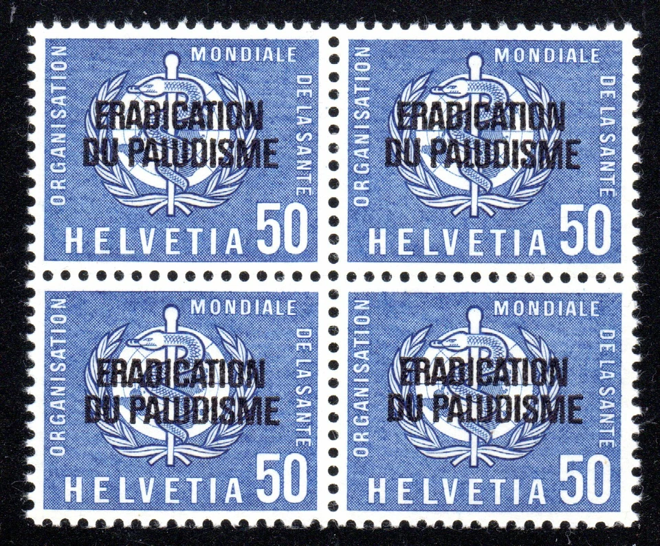 1962 Switzerland SC# 5035 - For the World Health Organization -Block of 4 - M-NH - Image 1 of 1