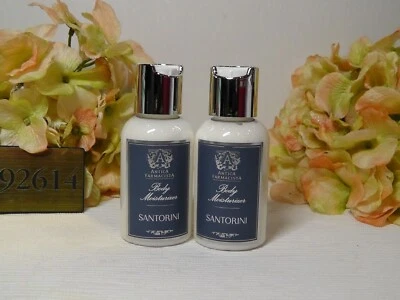 Lote de 2: Antica Farmacista SANTORINI Crema Hidratante Corporal Mini 2.0 oz / 59 ml**NUEVA Foto 1 de 4