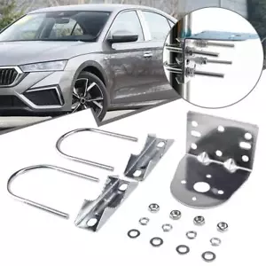 Stainless Steel Antenna Mount Bracket with U Bolts For Ham Beste UHFBest W4R1 - Photo 1/10
