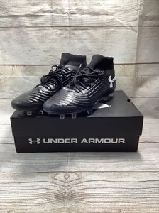 Under Armour All Black Magenetico Pro FG Size 11 Soccer Cleat - Picture 1 of 5