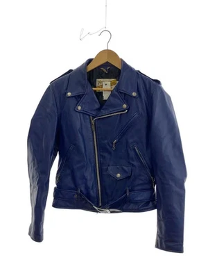 Schott Double Riders Jacket blue 36 Used - Image 1 of 4