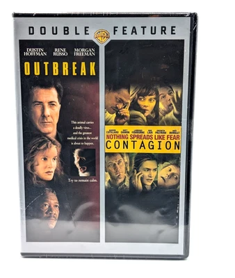 Outbreak / Contagion (Double Feature) DVD NEW - Image 1 of 4