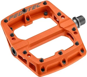 PT THUNDER MOUNTAIN BIKE PLATFORM PEDAL SEALED BEARING ORANGE same as MKS Gauss! - Picture 1 of 3