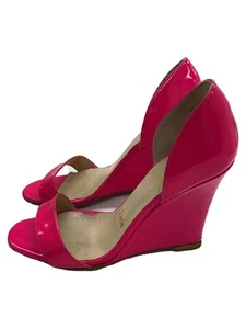 Christian Louboutin Jimmy Choo Wedge Sole Pumps/37.5/Pnk/Enamel - Picture 1 of 5