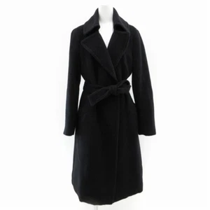 Michael Kors Chester Coat Jacket Alpaca Wool Blend Long Belted 4 Approx S Used 0 - Picture 1 of 8