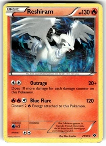 Reshiram 21/99 Rare Black & White: Next Destinies Pokemon Karte - Bild 1 von 2