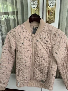 MarMar Copenhagen Pink Rosebud Quilted Spring Jacket 12 Yr - Picture 1 of 8