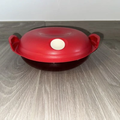 TUPPERWARE MicroFix  0,7 L  rund, rot - Bild 1 von 4