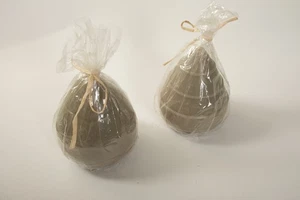 Paar Duftkerzen in Tropfenform (HSE-9/JSF6) grün frischer Duft 5 Zoll - Bild 1 von 7