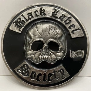 Fibbia cintura vintage Black Label Society: con licenza 2005, buone condizioni rara - Foto 1 di 8