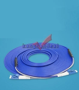 25M Armored Cable Fiber LC-LC UPC SM 9/125 Duplex Fiber Cable Optic Patch Cord - Afbeelding 1 van 1