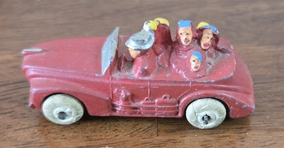 Coche de crucero de vacaciones familiar Barclay de colección de los años 30 hecho en EE. UU. juguete de plomo  Foto 1 de 4