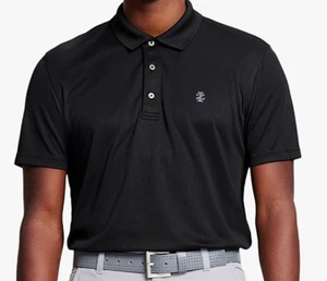 IZOD Men's Performance Grid Golf Polo Black New with Tags - Size X-Large - Picture 1 of 1