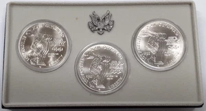 1983-P,D,S US Mint Olympic UNC Silver Dollars in OGP & COA - Picture 1 of 4