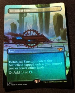 Botanical Sanctum - Foil - Borderless - OTJ - MTG - EN - NM - 0301 - Picture 1 of 1