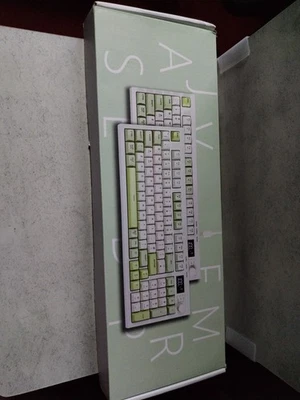 Bangsanth Wireless Keyboard RGB Gaming, Tri-Mode, Light White - Image 1 of 4