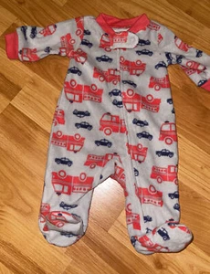 NEW ~ "CARS " Baby Boy PREEMIE FLANNEL Sleeper Outfit / Reborn Clothes - Picture 1 of 6