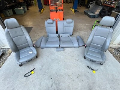 2008 Bmw 335xi Front & Rear Sport Seat Set - Gray - E92 Coupe - 144k Foto 1 de 4