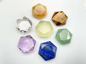 Chakra Kristall Stein Set Davidstern sieben Chakren Kristalle D110104 - Bild 1 von 7